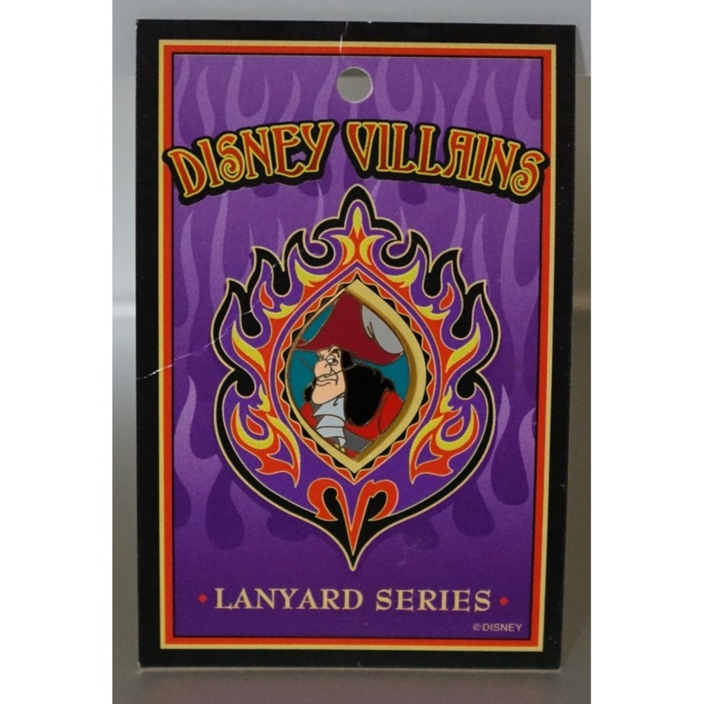 Pin Cast Member Disney Villains Changeable Lanyard: CAPTAIN HOOK Magnet